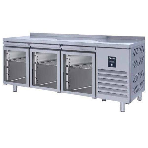 Iceinox Tezgah Tip Snack Buzdolabı 3 Cam Kapılı - Image 1