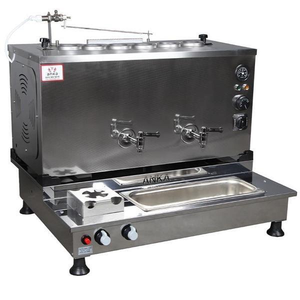  Anka Pro Plus Otomatik Çay Kazanı 6 Demlikli 60 Litre Inox Elektrikli Doğalgazlı - Image 1