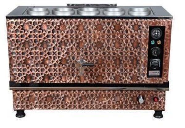 Anka Bakır Pro Kompakt Full Otomatik Çay Makinası 5 Demlikli 50 Litre Elektrikli Tüplü - Image 1