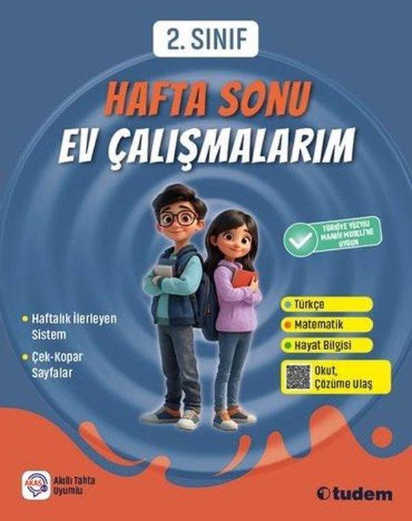 2. Sınıf Hafta Sonu Ev Çalışmaları - Tudem Yayınları - Ders Kitapları - Image 1