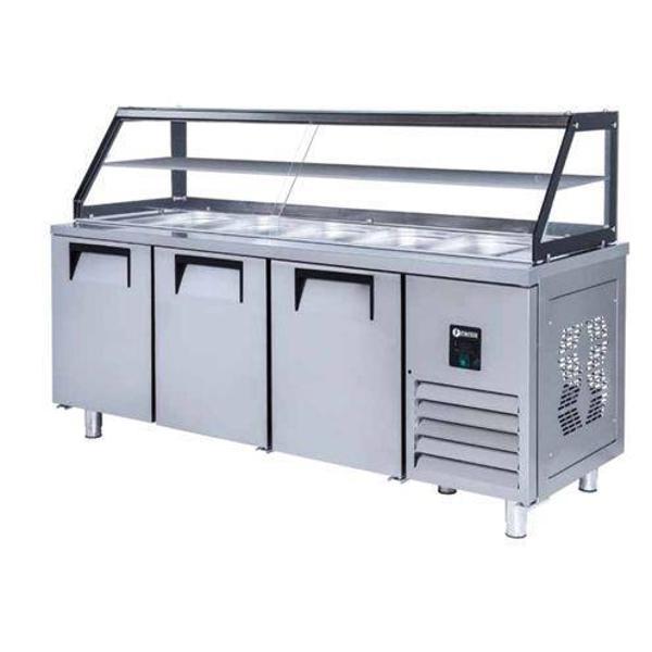 Iceinox Servis Buzdolabı 515 Lt 3 Kapılı Camlı - Image 1