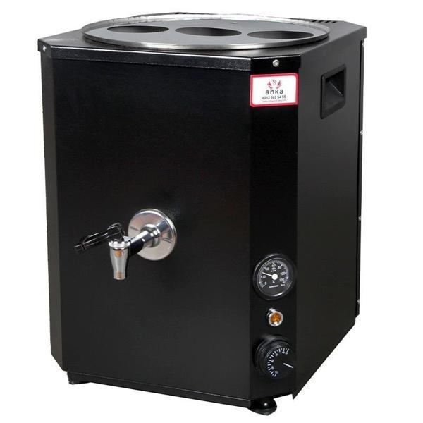 Anka Yeni Nesil Çay Makinası 3 Demlikli 35 Litre Siyah - Image 1