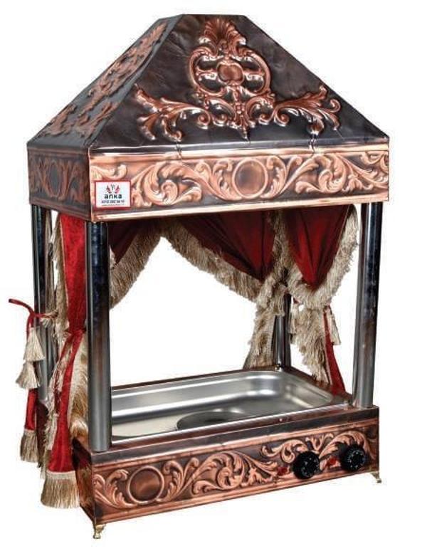 Anka Davlumbazlı Setüstü Kumda Kahve Makinası 35x34x60 cm - Image 1