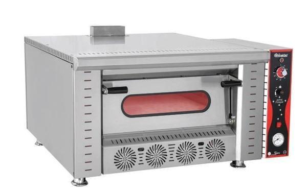 Himaksan Tek Katlı Pizza Fırını doğalgazlı 4 Pizza - Image 1