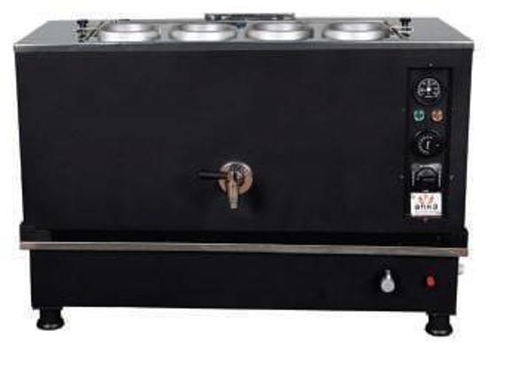 Anka Pro Kompakt Full Otomatik Çay Makinası 4 Demlikli 40 Litre Siyah Elektrikli Doğalgazlı - Image 1