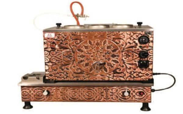 Anka Turbo Full Otomatik Elektrikli Tüplü Çay Kazanı 3 Demlikli 30 Litre Bakır - Image 1