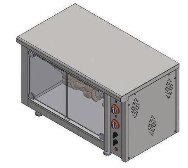 Himaksan Set Üstü Piliç Çevirme Makinesi Elektrikli (İki şiş Altı piliç) - Image 1