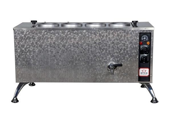 Anka Pro Elektrikli Inoks Full Otomatik Çay Kazanı 4 Demlikli 40 Litre Paslanmaz - Image 1