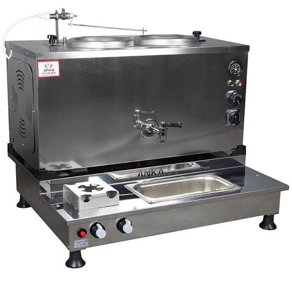  Anka Pro Plus Otomatik Çay Kazanı 2 Demlikli 20 Litre Inox Elektrikli Tüplü - Image 1