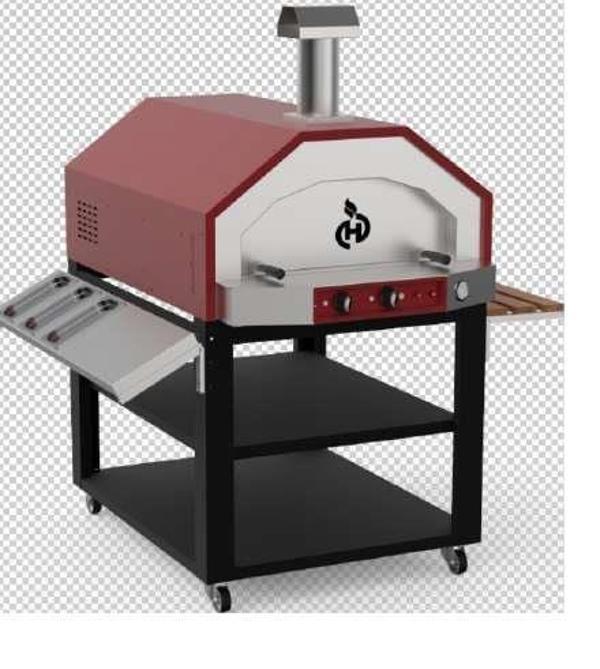 Himaksan Kubbeli Pizza Fırını Tüplü 4x6 - Image 1