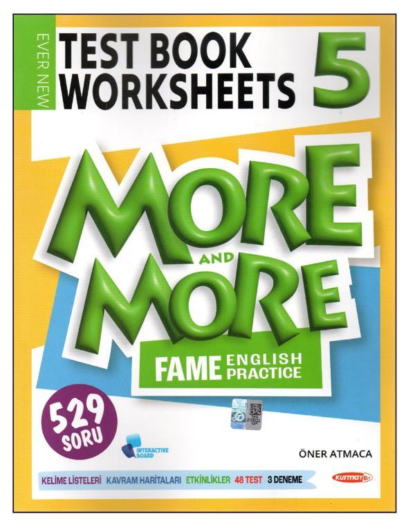 Kurmay Elt More and More 5.Sınıf Testbook Worksheets - Kurmay Yayınları - Image 1