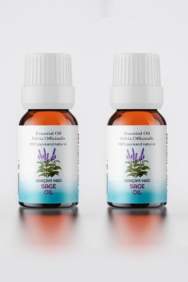 PROCLİS Adaçayı Yağı, %100 Doğal Sage Oil 2'li Set 10 ml - Image 1