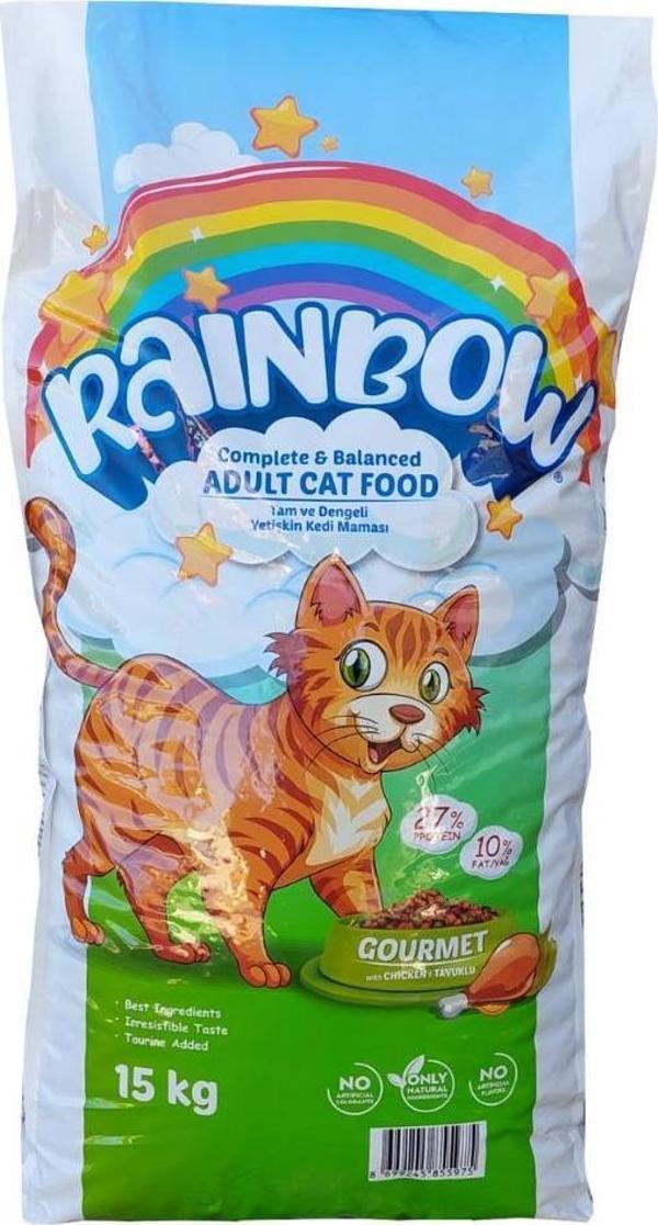Rainbow Gourmet Yetişkin Kedi Maması 15 kg - Image 1
