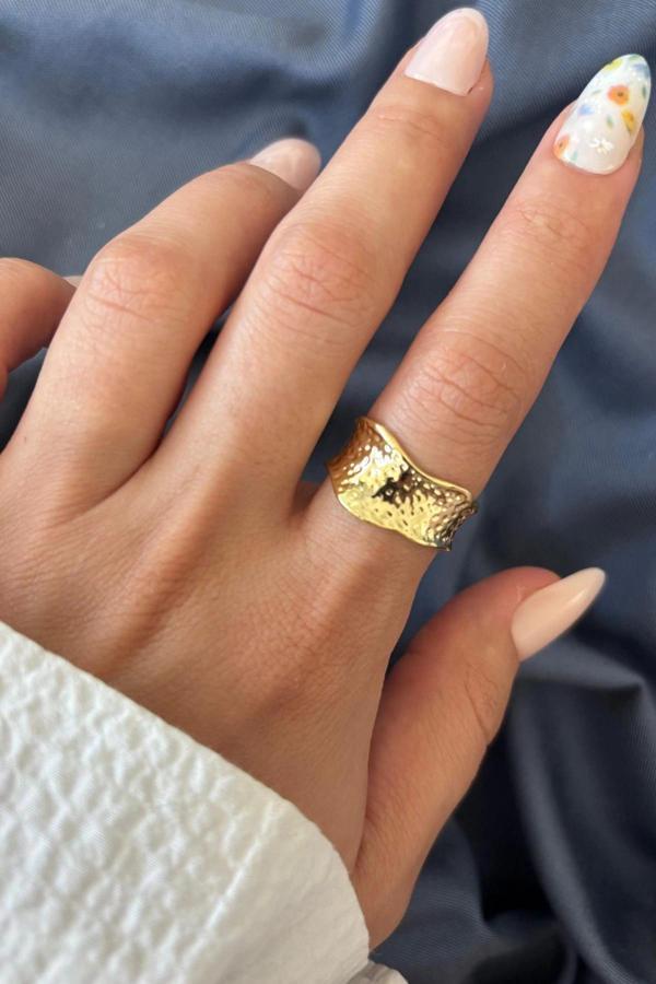 Yeni Sezon Tide Tasarım Ayarlanabilir Kadın Yüzük - Image 1