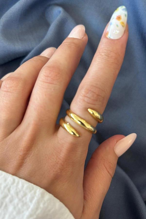 Yeni Sezon Eterna Tasarım Ayarlanabilir Kadın Yüzük - Image 1