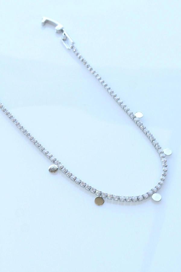 V.İ.P Seri Full Taşlı Su Yolu Çoklu Pul Model Renk Atmaz Kararmaz Garantili Kadın Çelik Bileklik - Image 1