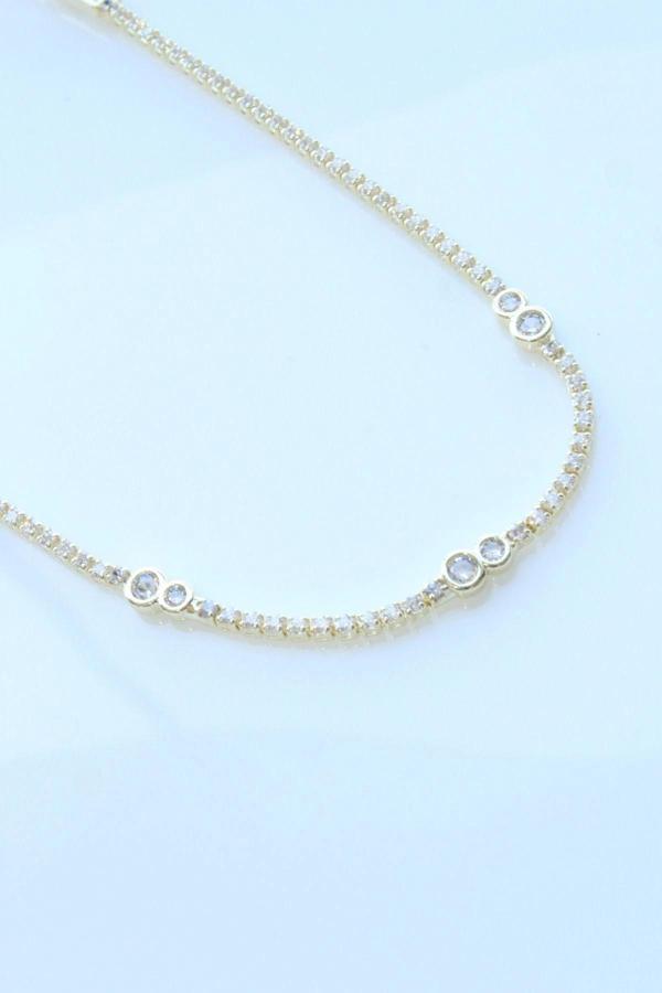 V.İ.P Seri Full Taşlı Su Yolu Çoklu Damla Model Renk Atmaz Kararmaz Garantili Kadın Çelik Bileklik - Image 1