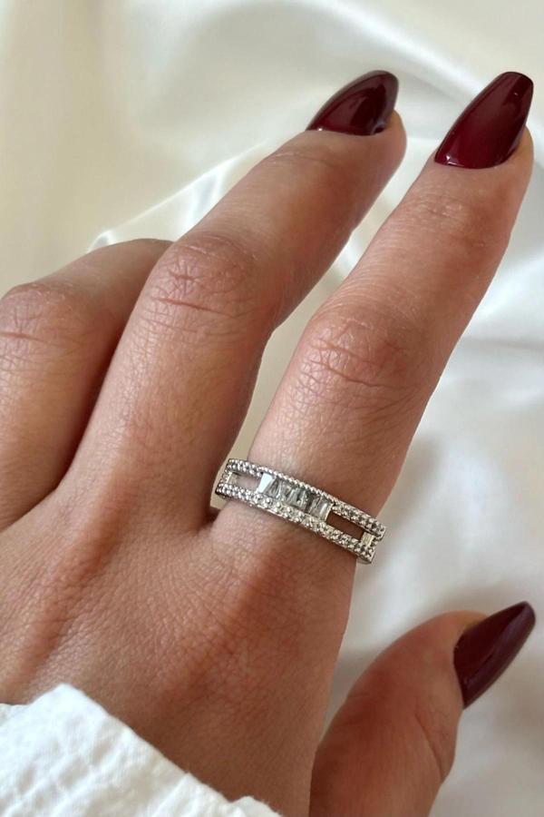 Premium Seri Queen Tasarım Ayarlanabilir Kadın Yüzük - Image 1