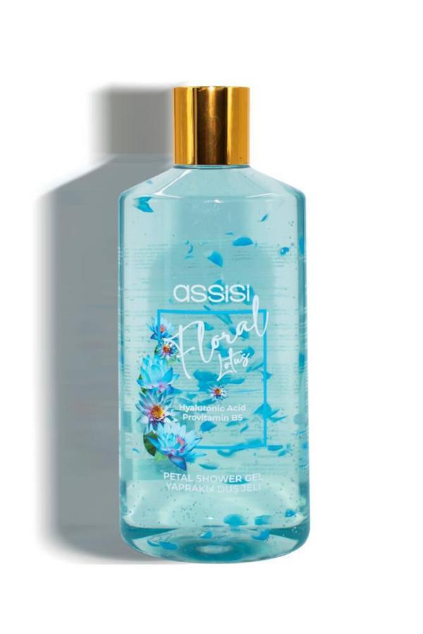 Assisi Floral Lotus Hyaluronic Acid & Provitamin B5 Nemlendirici Yapraklı Duş Jeli 500 ml - Image 1
