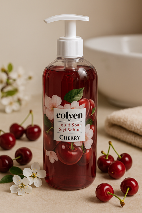 Colyen Kiraz Kokulu Sıvı Sabun 500 ml - Image 1