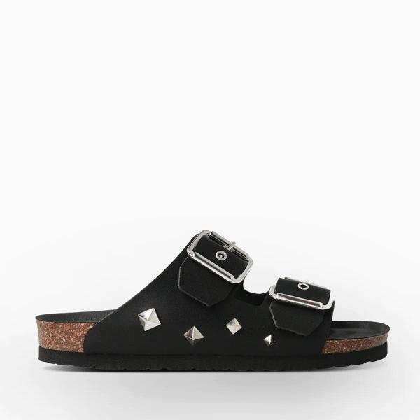Kadın Terlik HONOLULU GUIZA G105589 Genuins Vegan Black - Image 1