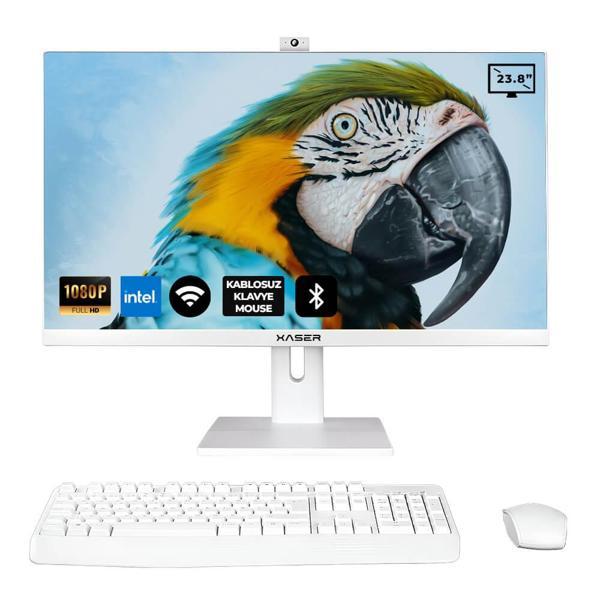 Xaser Xs150 i7 4770 16GB Ram 512GB SSD 23.8" Webcam + Wifi + BT All In One Bilgisayar - Image 1