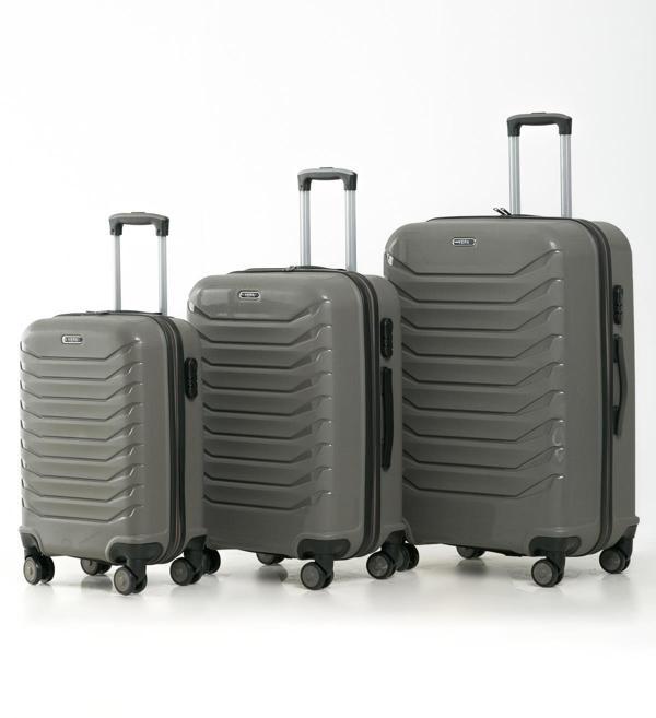 YEFA PP Polipropilen Kırılmaz Kabin & Orta & Büyük Boy 3'lü Valiz Seti - Image 1
