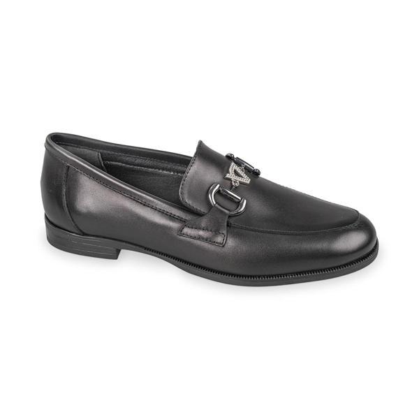 Kadın Oxford ( Klasik) V49707 Valleverde Calz.Donna Scarpa Nappa Nero - Image 1