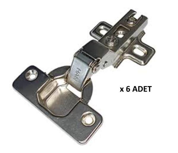 Kenzlife deve boynu menteşe çelik 06 adet mobilya kapakları için  - Image 1