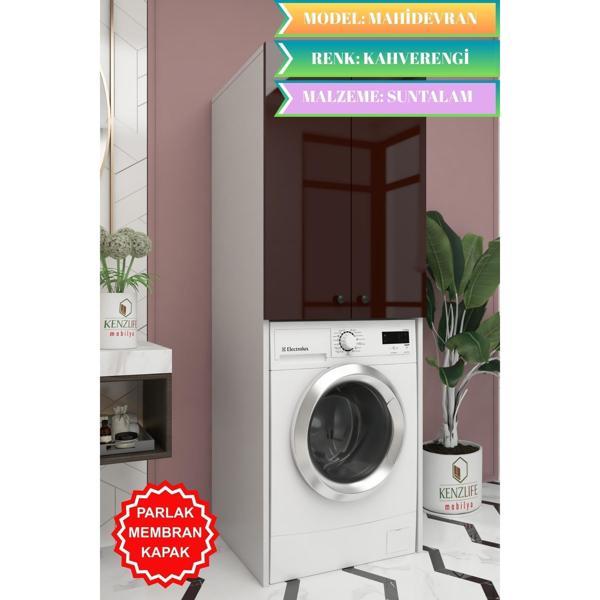 Kenzlife membran çamaşır-kurutma-bulaşık makinesi dolabı mahidevran khvbyz düz 180*70*60 mebran kapak suntalam gövde - Image 1