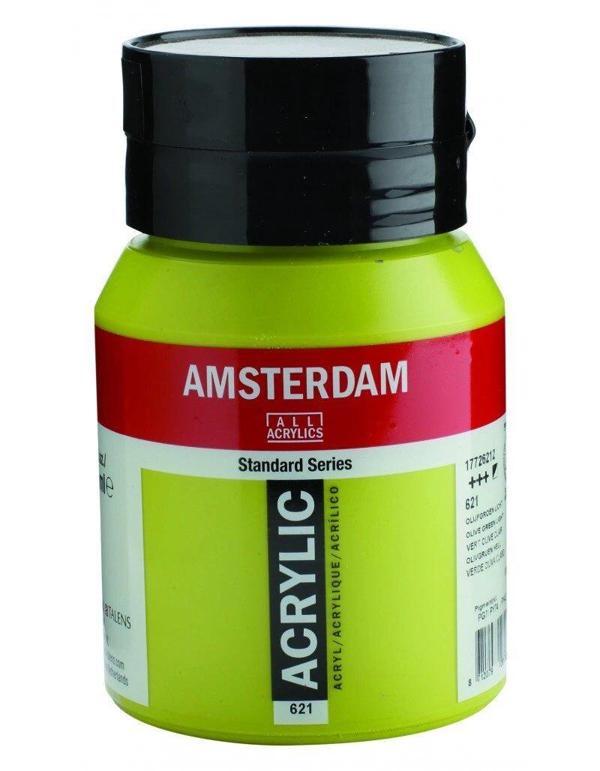 Supertrend Amsterdam Akrilik Boya 500 ml. 621 Olive Green Light - Image 1