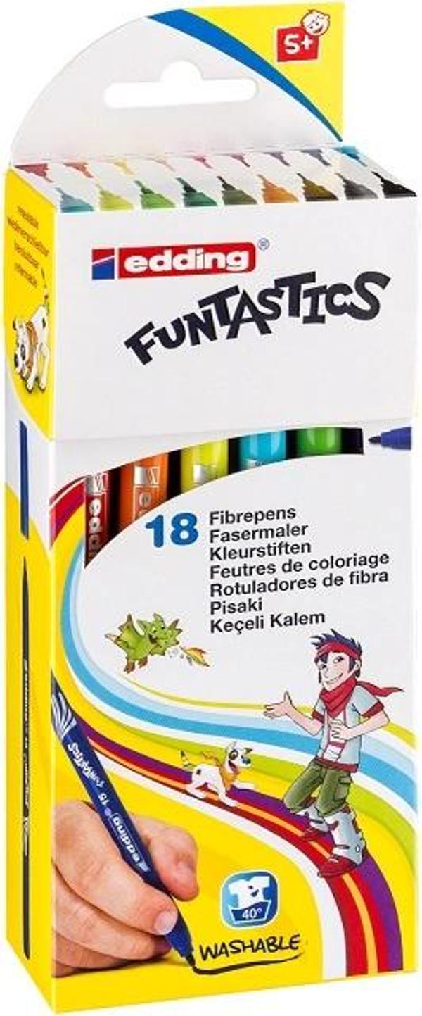 Supertrend 15 Funtastics İnce Keçeli Kalem 18 Renk - Image 1