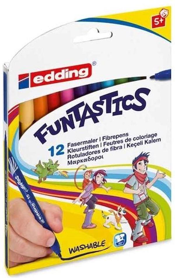 Supertrend 15 Funtastics İnce Keçeli Kalem 12 Renk - Image 1