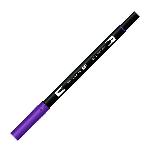 Supertrend Dual Brush Pen Grafik Çizim Kalemi 676 Royal Purple - Image 1
