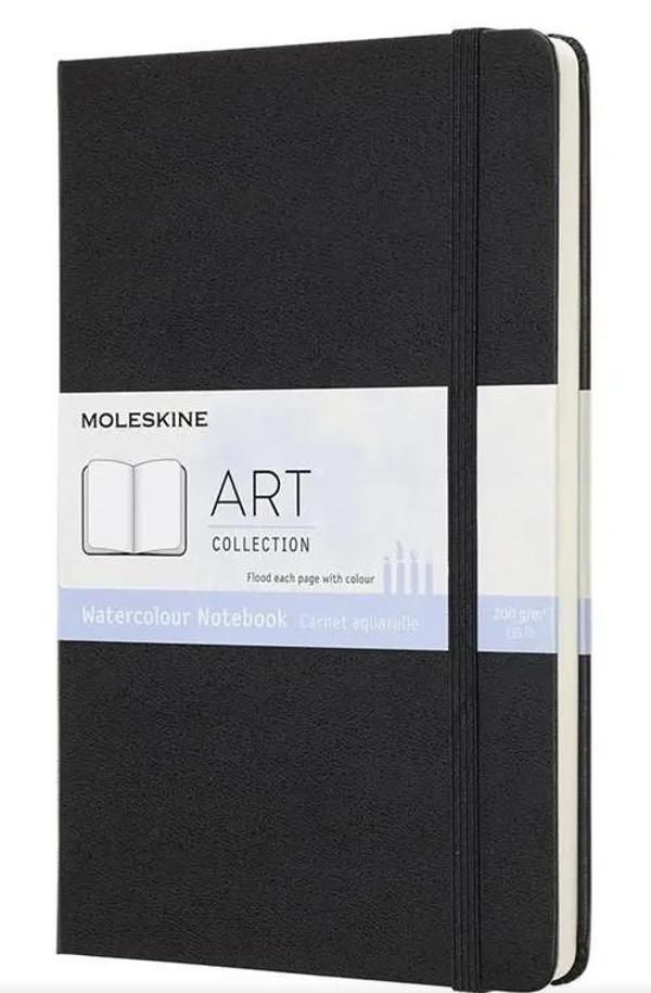 Supertrend Art Collection Sert Kapak Suluboya Defteri 13x21 cm. 200 gr. 60 Sayfa Siyah - Image 1