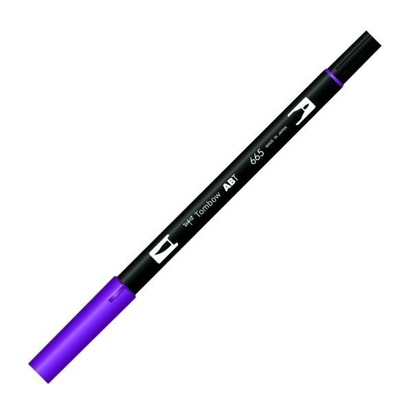 Supertrend Dual Brush Pen Grafik Çizim Kalemi 665 Purple - Image 1