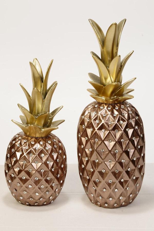 Hediye Seviyorum Ananas Biblo Bronz - Image 1