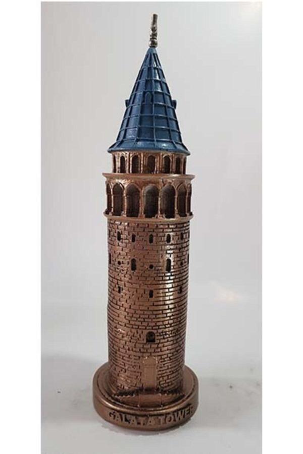 Hediye Seviyorum Bronz Galata Kulesi Biblo 23 Cm - Image 1