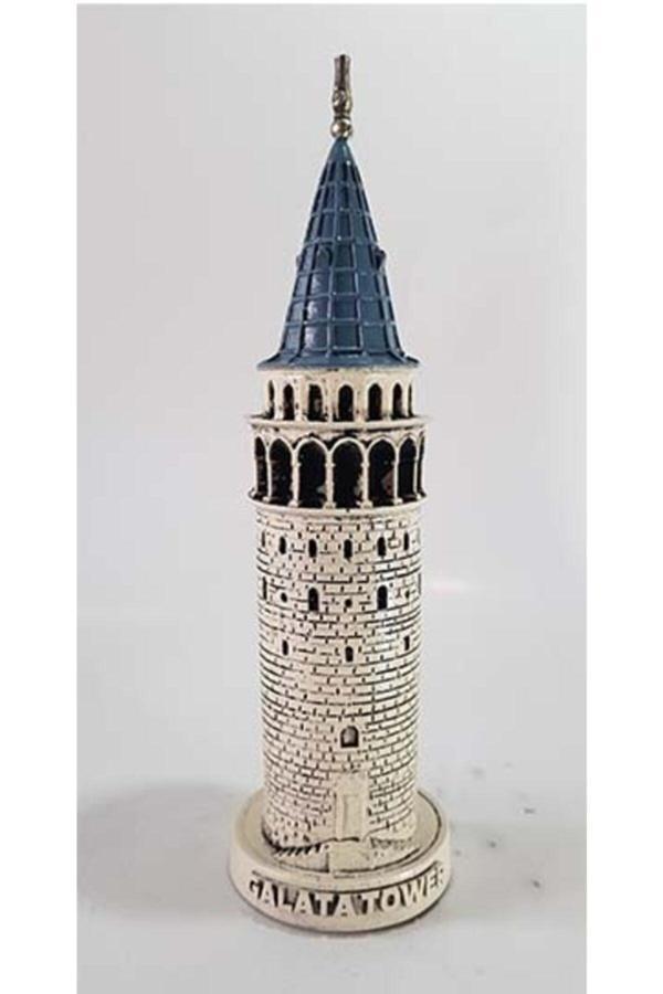 Hediye Seviyorum Bej Galata Kulesi Biblo 23 Cm - Image 1