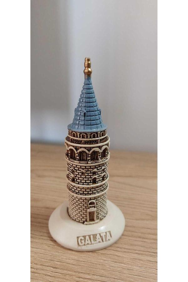 Hediye Seviyorum Galata Kulesi Biblo 11.5 Cm Bej - Image 1
