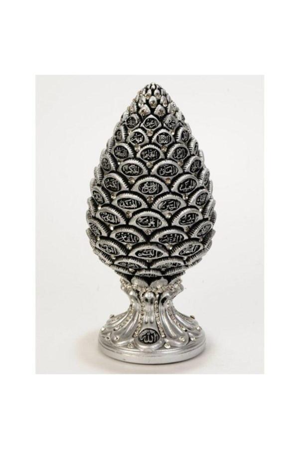 Hediye Seviyorum Kozalak Biblo Gümüş Kristal Taşlama - Image 1