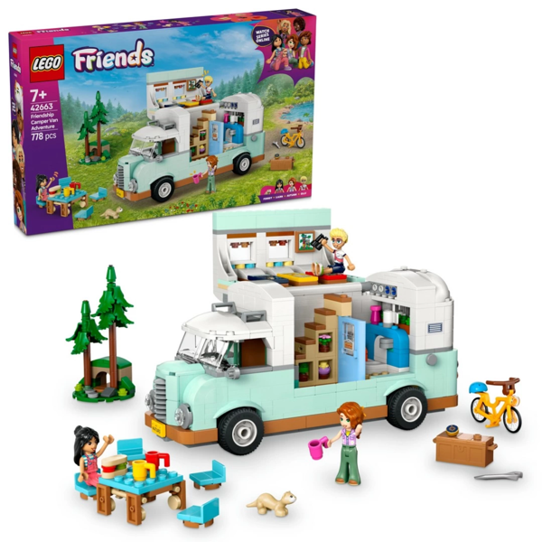 LEGO Friends Arkadaşlık Karavan Macerası Rol Yapma Yapım Seti 42663 - Image 1