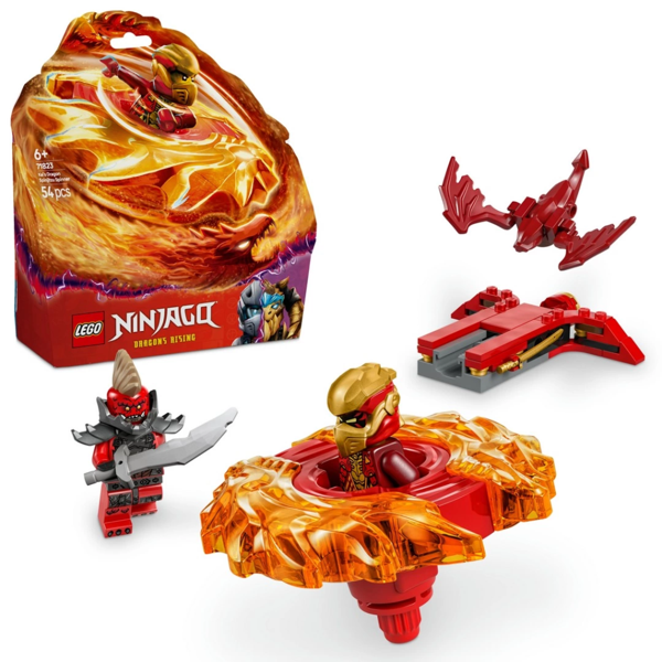 LEGO NINJAGO Kai’nin Ejderha Spinjitzu Topacı Aksiyon Oyuncağı Seti 71823 - Image 1
