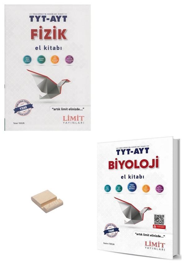 Limit TYT AYT Fizik ve Biyoloji El Kitabı + Telefon Standı - Limit Yayınları - Image 1
