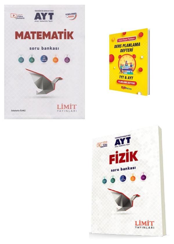Limit AYT Matematik ve Fizik Soru Bankası + Planlama Defteri - Limit Yayınları - Image 1