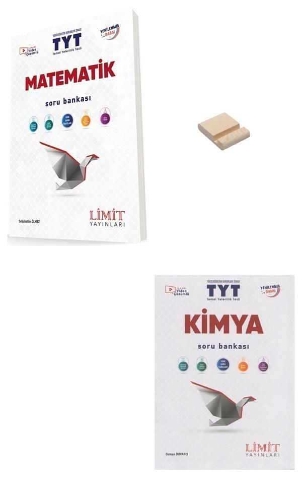 Limit TYT Matematik ve Kimya Soru Bankası + Telefon Standı - Limit Yayınları - Image 1
