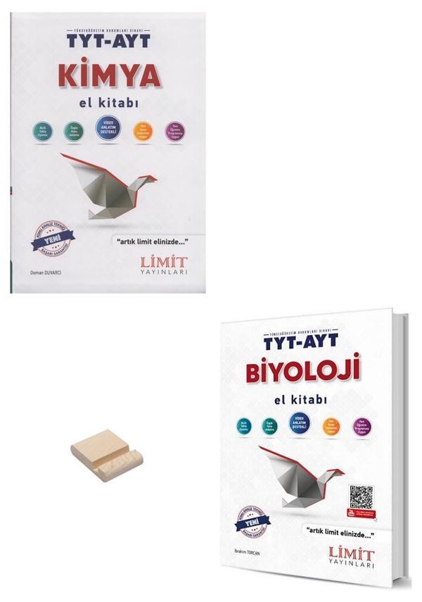 Limit TYT AYT Kimya ve Biyoloji El Kitabı + Telefon Standı - Limit Yayınları - Image 1