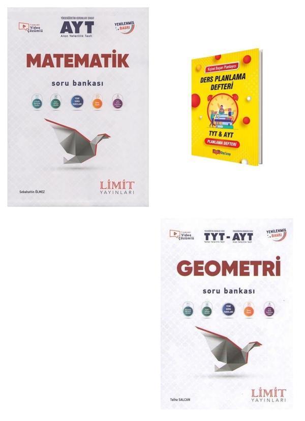 Limit AYT Matematik ve Geometri Soru Bankası + Planlama Defteri - Limit Yayınları - Image 1