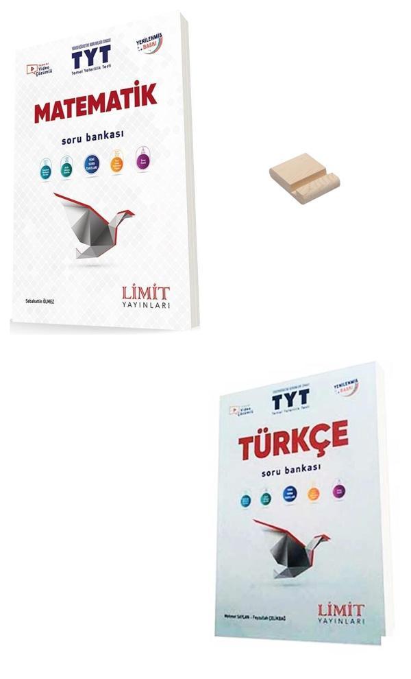 Limit TYT Matematik ve Türkçe Soru Bankası + Telefon Standı - Limit Yayınları - Image 1