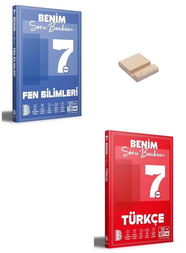 Benim Hocam 7. Sınıf Fen Bilimleri ve Türkçe Soru Bankası + Telefon Standı - Benim Hocam Yayınları - Image 1